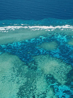 Great Barrier Reef from above