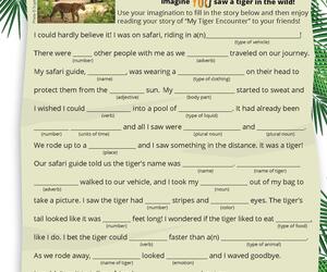 ‘My Tiger Encounter’ Mad Libs