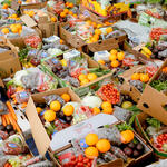 boxes filled with produce