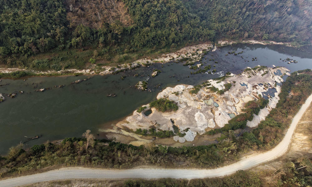 River in Myanmar