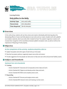 Wild Classroom Sea Turtle Arts and Crafts Activity Preview Page