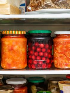 A refrigerator shelf