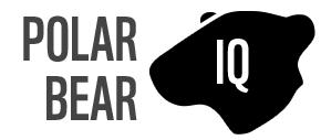 Polar Bear Animal IQ Logo